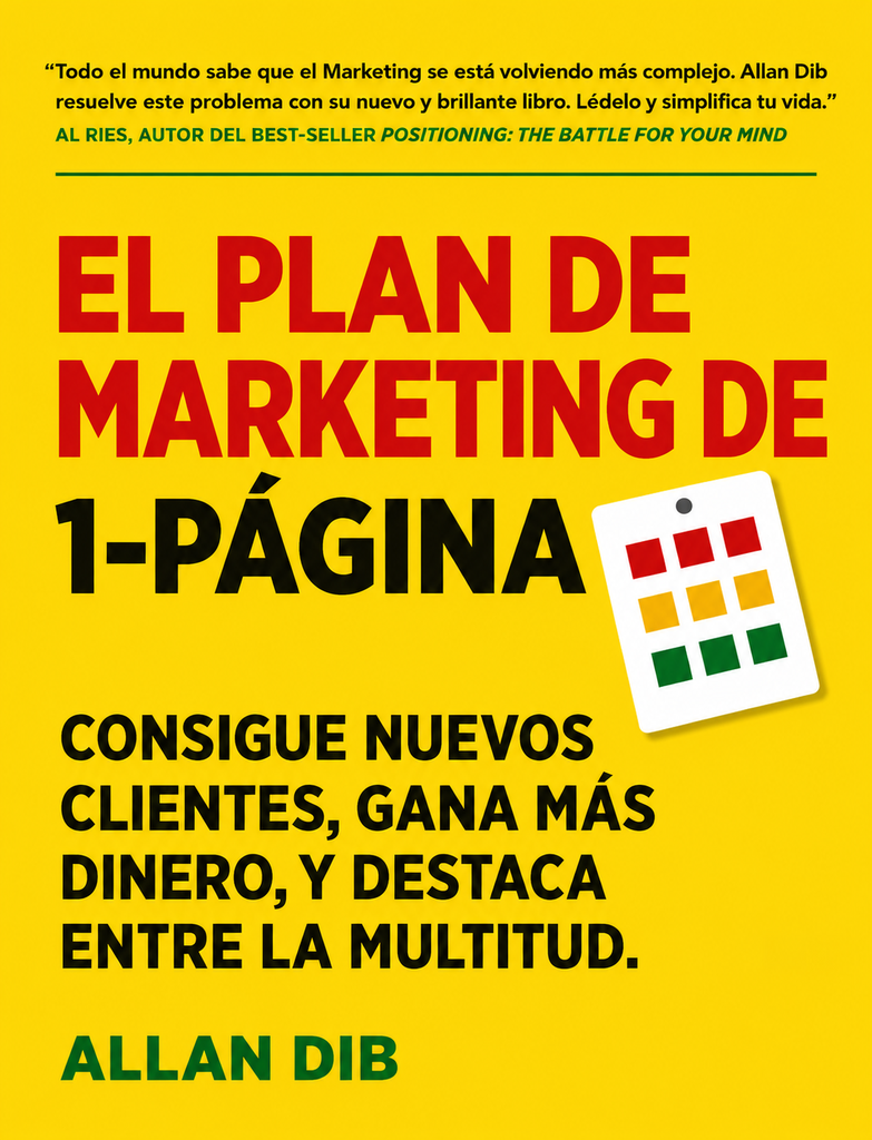 El plan de marketing de una página
