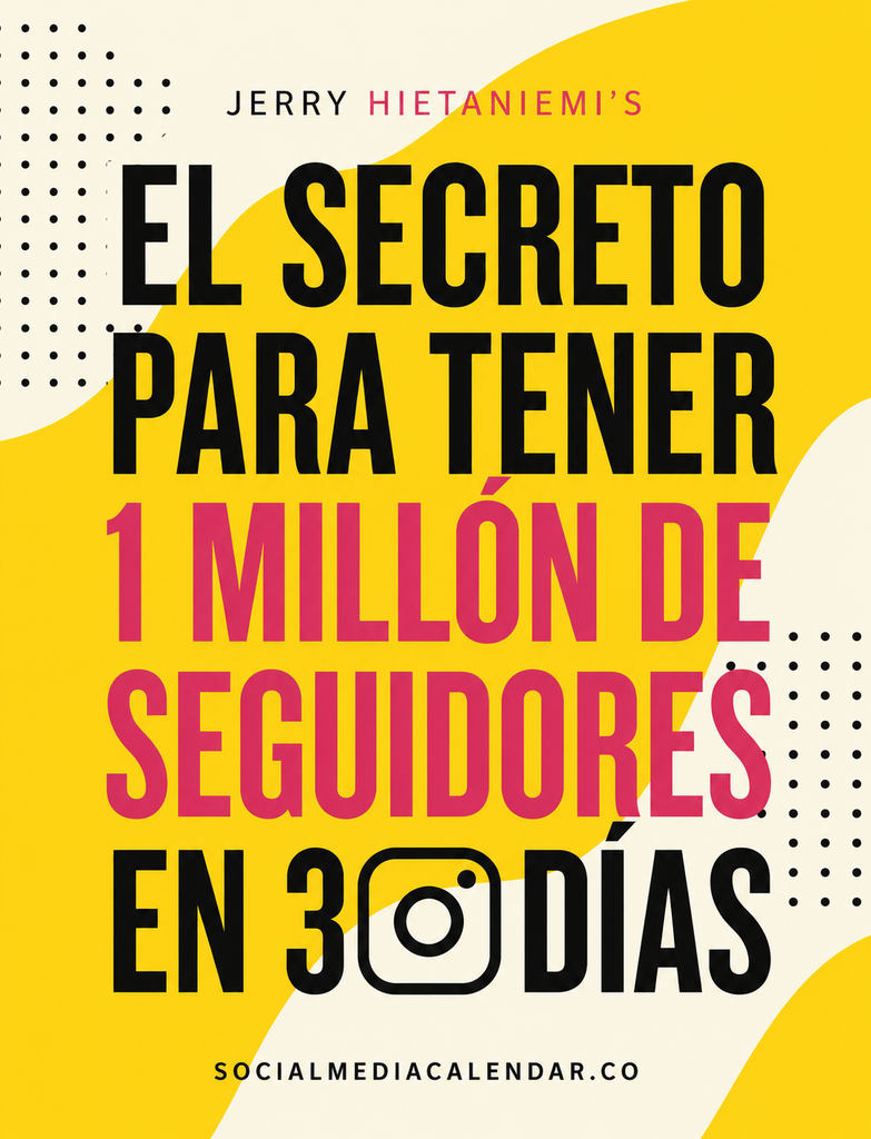 El secreto para tener 1 millón de seguidores