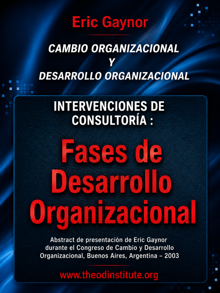 Cambio Organizacional y Desarrollo Organizacional